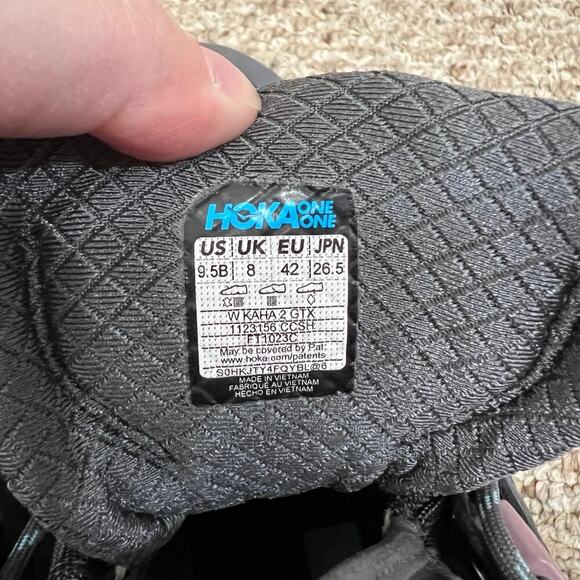 HOKA Kaha 2 GTX Hiking Shoes Women\'s Size US 9.5 Castlerock/Coastal